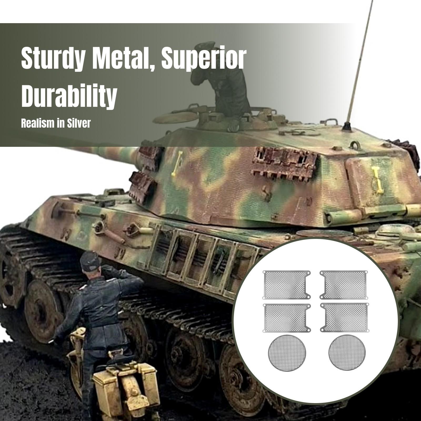 Silver Metal Protective Net Gu - огляд і ціна Heng Long Rc Tank 1/16 Upgrade Metal