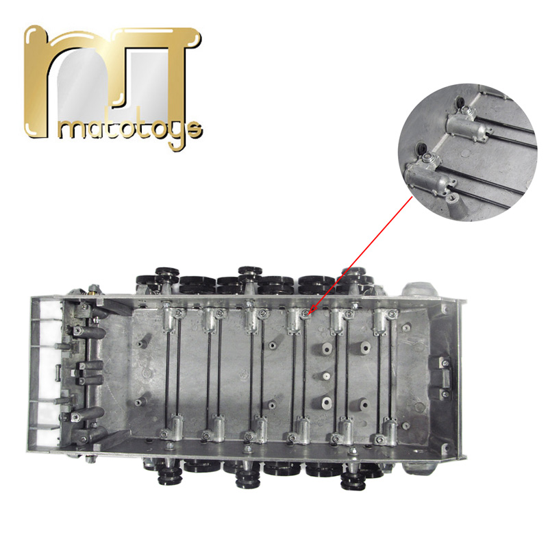 Mato 1/16 Metal tank chassis k - огляд і ціна Rc Tank Metal Road Wheels Suspension