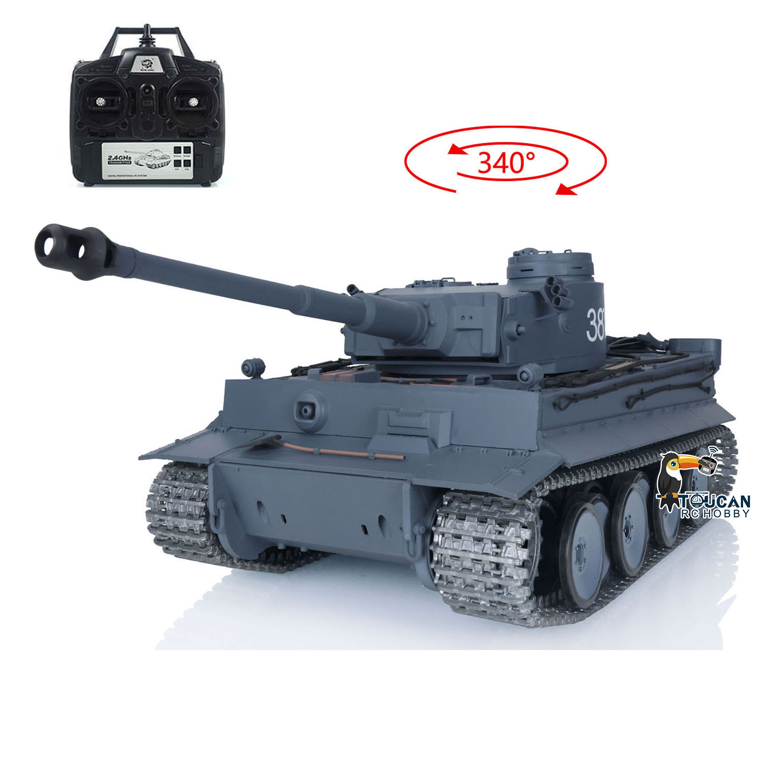US Stock RC Tank 3818 Heng Lon - огляд і ціна Heng Long Rc Tank 1/16 Upgrade Metal
