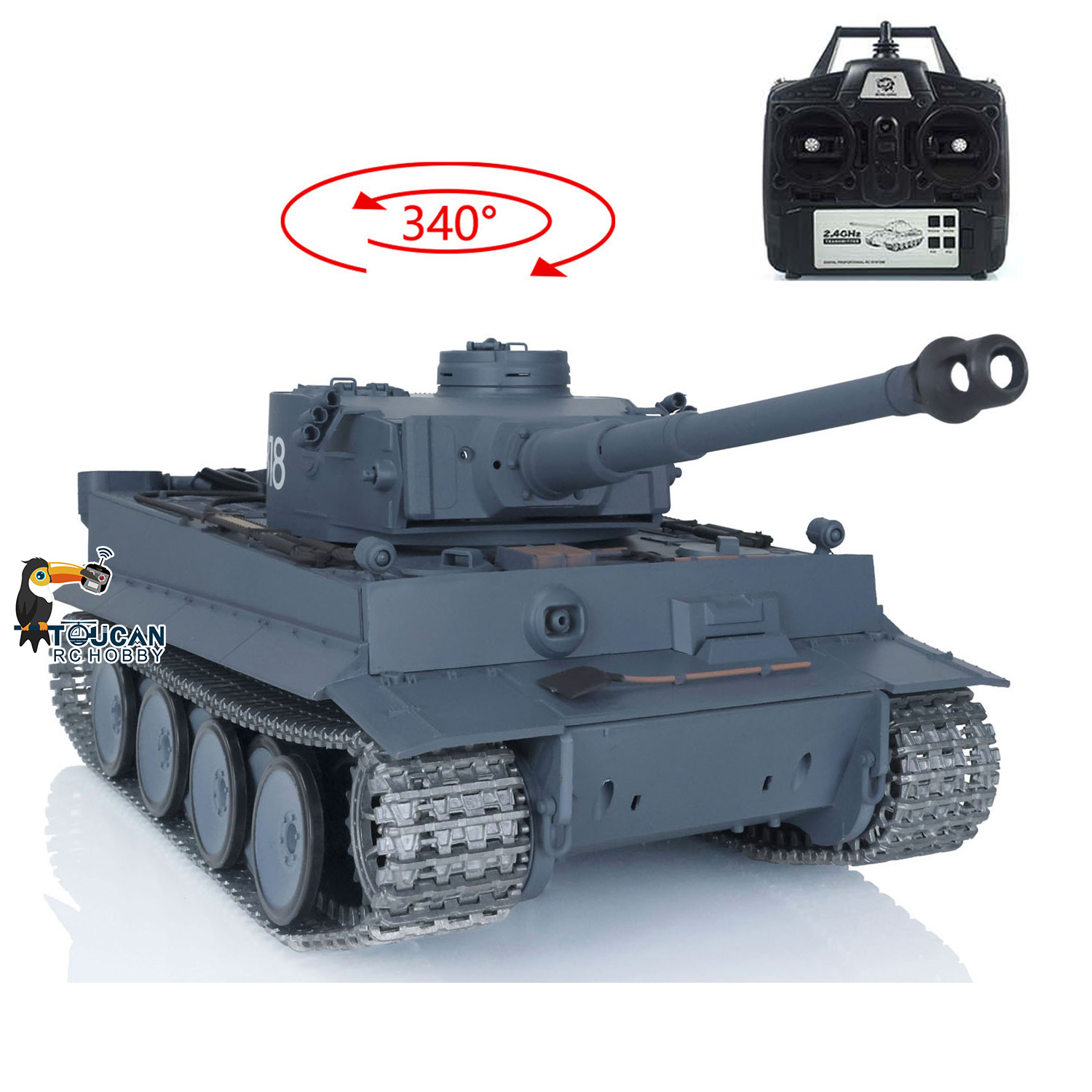US Stock RC Tank 3818 Heng Lon - огляд і ціна Heng Long Rc Tank 1/16 Upgrade Metal