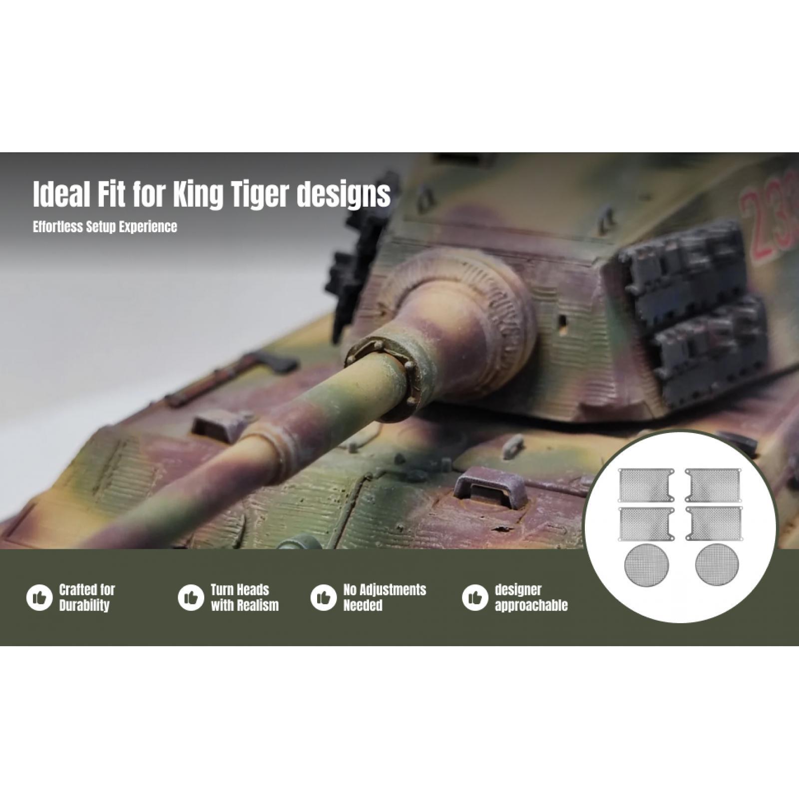 1/16 Scale Metal Guard Plate A - огляд і ціна Heng Long Rc Tank 1/16 Upgrade Metal