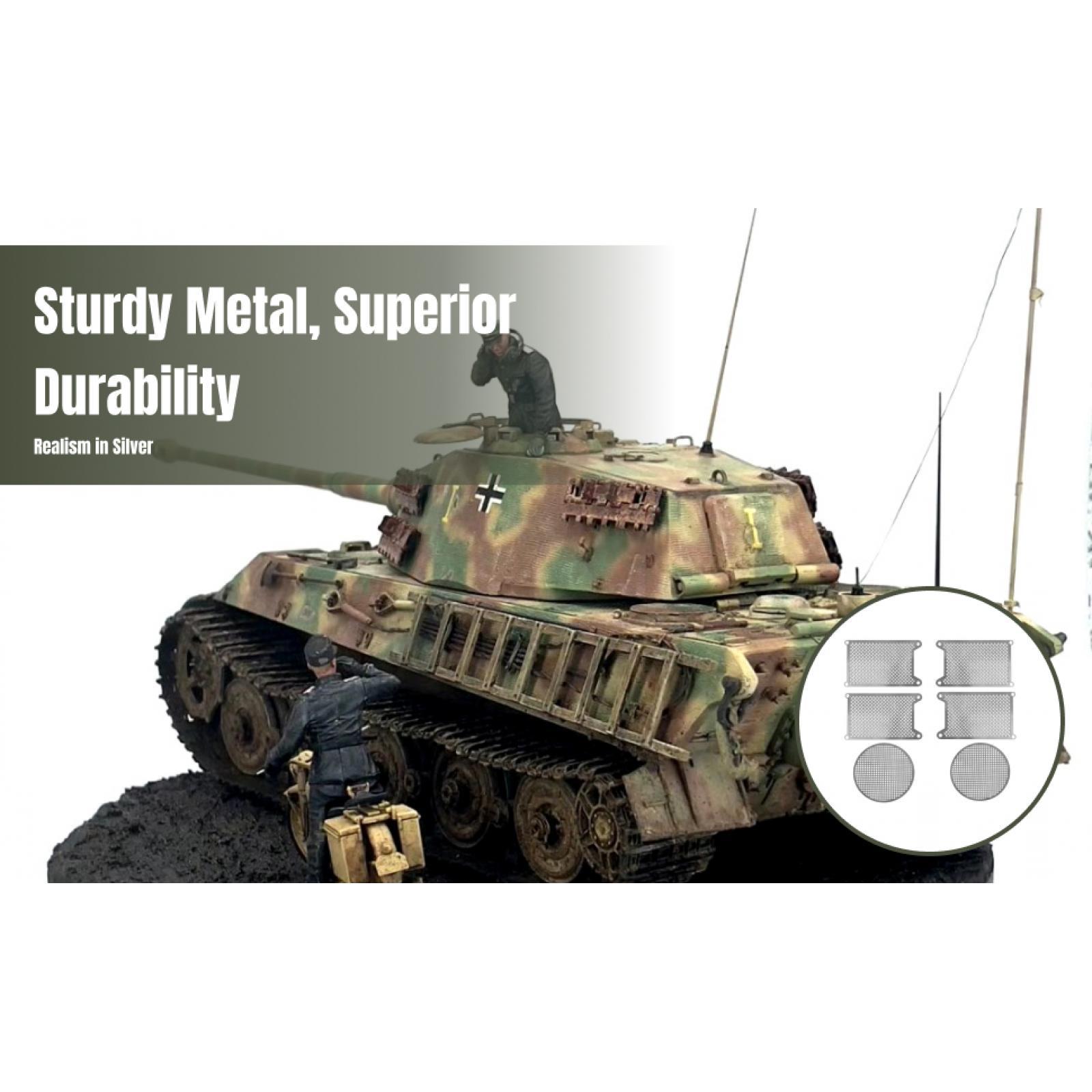 RC Tank Metal Guard Plate Prot - огляд і ціна Heng Long Rc Tank 1/16 Upgrade Metal